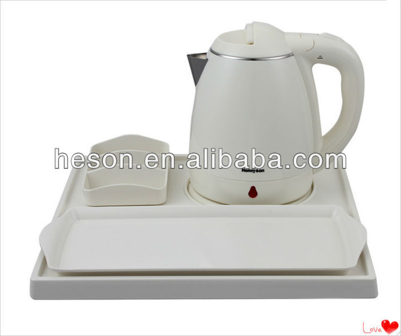 ss inside&plastci outside electric teapot kettle