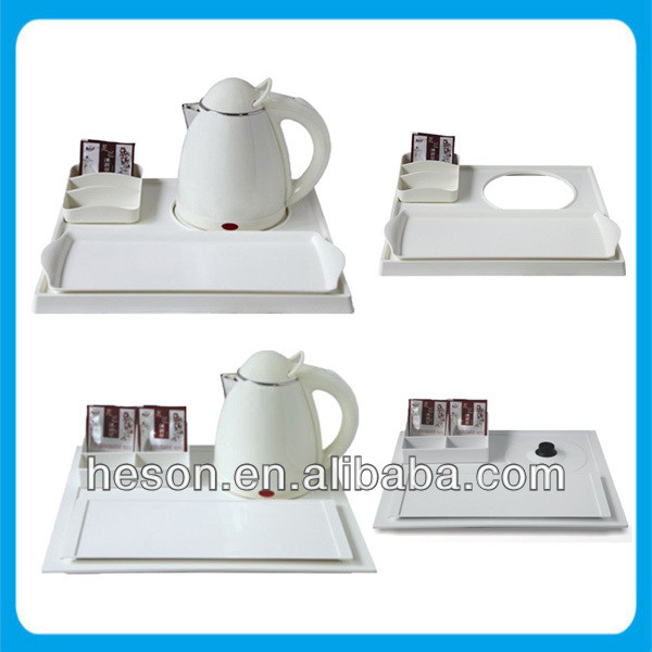 Hotel amenities arabic coffee and tea kettle tray sets