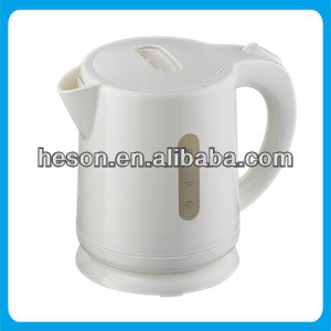 Hotel amenity tray with water boiler