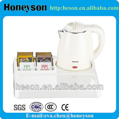 electric tea kettle tray set/hotel kitchen equipment