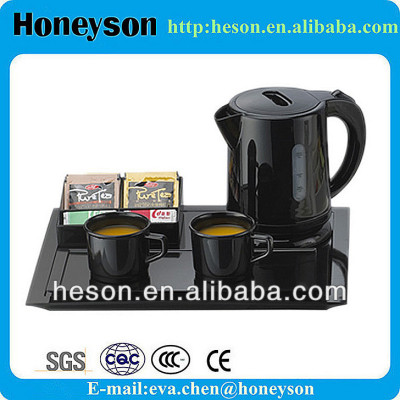 hotel sachet/hotel huest supply/electric teapot kettle set