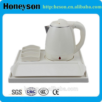 Hotel suppliers/western hotel supply/welcome trays hotel amenities,tea-pot tray hotel electric kettle