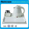 stainless steel hotel supplies/hotel kettle tray set plastic/cordless hot plate manufacturer