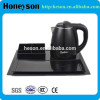 Hotel products tray set/melamine tray with plates electric kettle