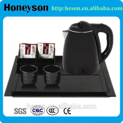 Hotel amenity kettle tea tray sets