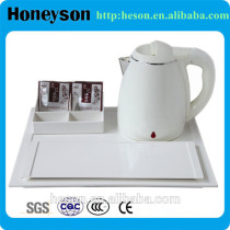 Hotel korean style tea pot tray set kettle tray set