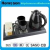 Hotel guestroom 0.8L water kettle plastic serving tray set