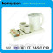 1.2L Hotel electric kettle(double-shell) with tray set melamine tray sets