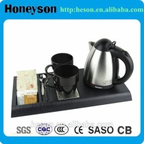 Hotel 0.8L water kettle tea tray set