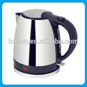 hotel guest room supplies 304 stainless steel electric water kettle with water indictor for water boiling