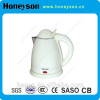 White plastic shell 0.8L electric water kettle for hotel supply