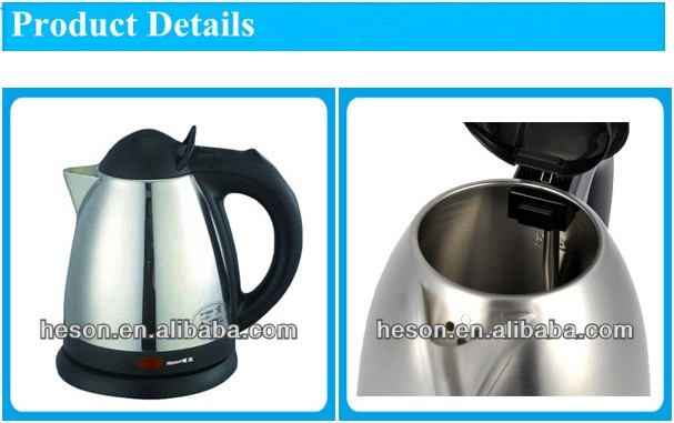 steel kettles for restaurant/ mini stainless steel electric 0.8l tea kettles for guest room