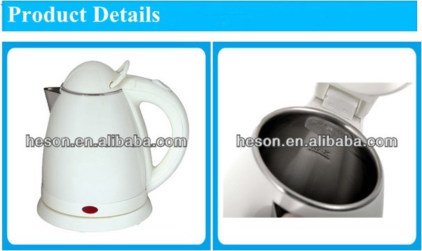 hotel guest room supplies mini unique designed 0.8L electric kettles for tea making