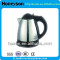 hotel room supply good quality 1.2L electric plastic shell electric wate kettle