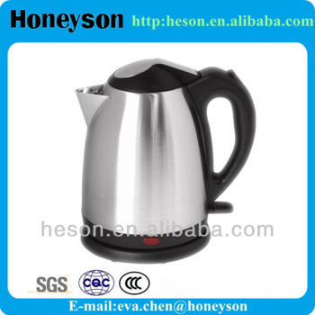 large stainless steel pots\stainless steel 1.2lt electric water Stainless Steel boil kettle pot for hotels