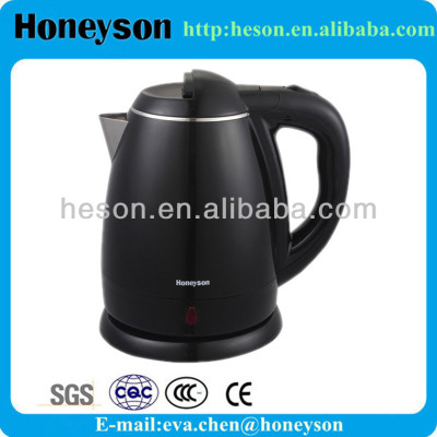 electric water heater plastic body/ hotel supply good quality 1.2L electric plastic shell electric water kettle for hotels