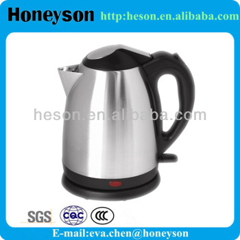 electric coffee pot/stainless steel 1.2lt electric water Stainless Steel boil kettle pot for hotels