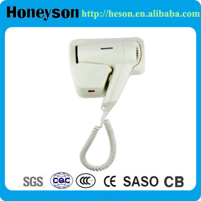 D01B hotel convenient wall mounted hair dryer