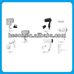 1200W wall-mounted hairdryer hotel supplies