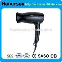 Black plastic hotel hair dryer professional electrical hair dryer