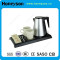 stainless steel Korean tea kettle with melamine tray for hotel