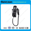 2000W Foldable hair dryer with base for hotel use