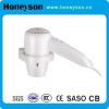 Hotel professional 1200W cordless hair dryer hotel wall mounted white ABS plastic hair dryer