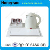 white kettle with plastic tray set manufacturer for hotel