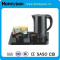 Double shell electric kettle with # 304 stainless steel finishing supplier