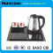 Branded electric kettle with melamain tray manufactuer