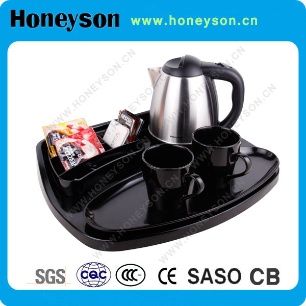 1.2L Stainless Steel Electric kettle with Welcome Trays