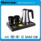 Hotel Double Body Electric Kettle Welcome Round Tray Set