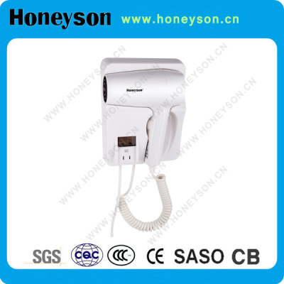 1600W New Design Wall Mount Hair Dryer for Hotels