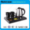 0.8L Tea Kettle with Wooden Welcome Tray Set