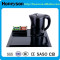Hotel Black Melamine Tray with Strix Controlled Electric Kettle