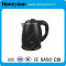 cheapest factory price for HOTEL electrical kettles with double shell body