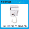 Honeyson professional hotel hair dryer with shaver shocket 1600w