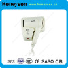 1200W Cheap Hotel Wall Mounted Hair Dryer with Shaver Socket