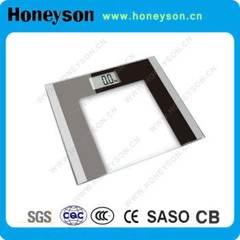 Honeyson hotel digital glass precision bathroom scale body weight