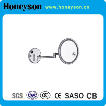 Honeyson new led backlit bathroom wall mount movable mirror
