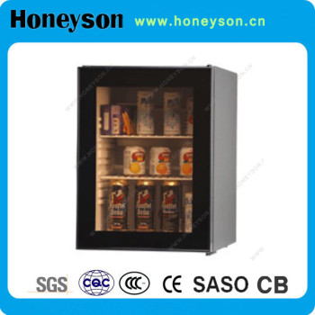 Honeyson 2016 hotel 50 litre mini display fridge