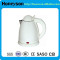 Hotel small double jacketed cordless kettle with welcome tray