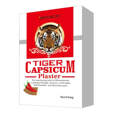 CE approved back pain relief tiger capsicum plaster