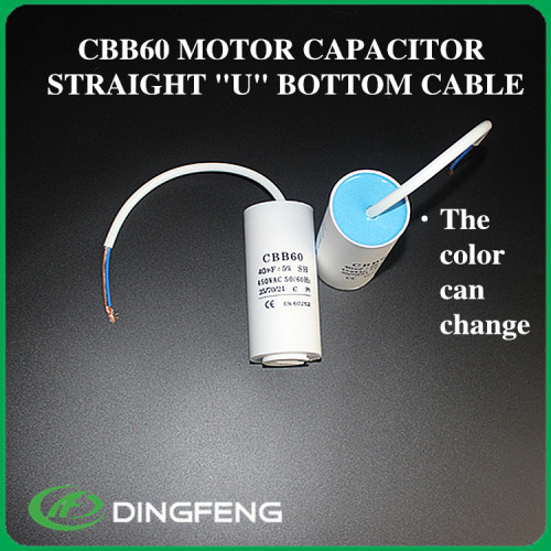 Cbb60 condensador polyester film capacitor 8 uf mkp condensador