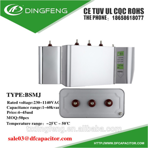 Condensador de mica plata condensador microondas de alta tensión del condensador shunt