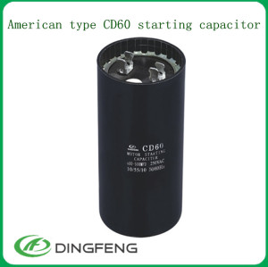 Pasante condensador de película condensador cbb60 condensador 473j ac motorreductor 400 v