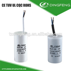 Motor run blanco pp plastick m8 tornillo condensador