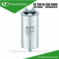 Cbb65 60 uf 250 v condensador de aire acondicionado de repuesto repuestos clase b