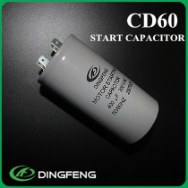 Cbb60 condensador del motor y de cd60a gastos de electrolítico condensador de arranque del motor