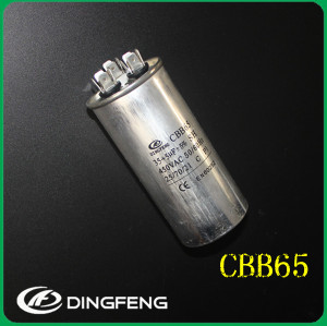 Repuestos de motor de condensador cbb65 7.5 uf condensador